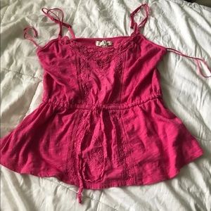 Hot pink tank